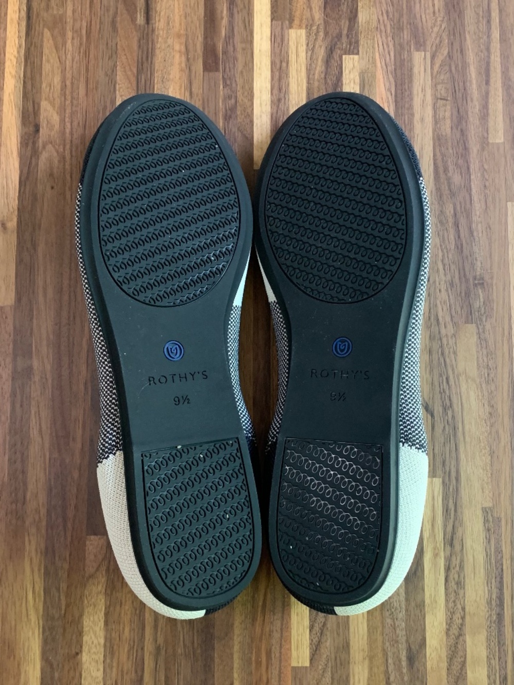 Rothy's Black and Cream Slip-On - Picture 5 of 10
